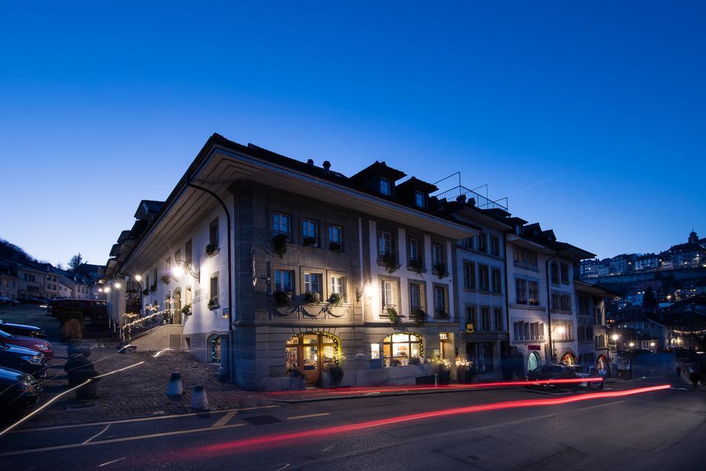 Hotel Restaurant Au Sauvage Fryburg Zewnętrze zdjęcie