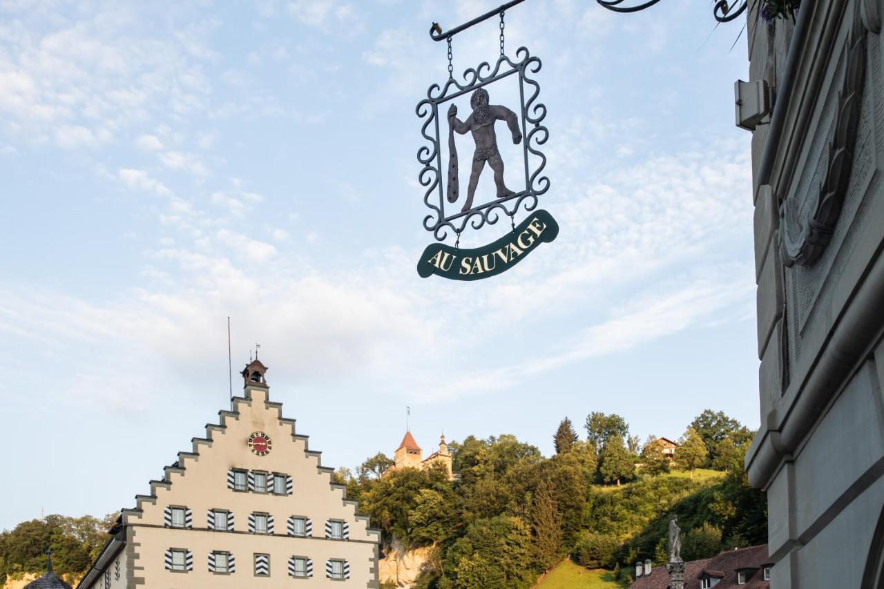 Hotel Restaurant Au Sauvage Fryburg Zewnętrze zdjęcie